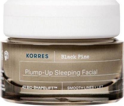 Изображение Korres KORRES_Black Pine Plump-Up Sleeping Facial ujdrniajcy krem do twarzy na noc 40ml