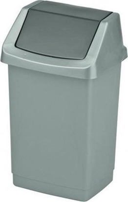 Picture of Kosz na mieci Curver uchylny srebrny (kok5470036)