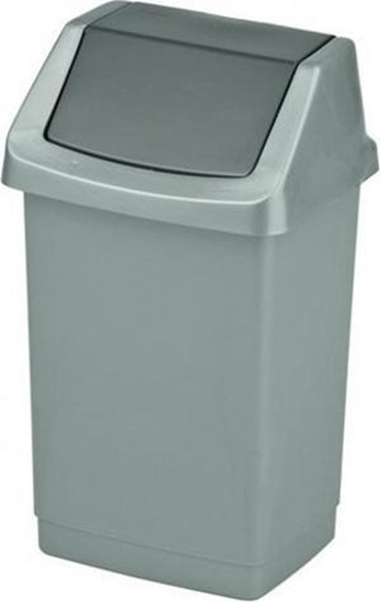 Picture of Kosz na mieci Curver uchylny srebrny (kok5470036)