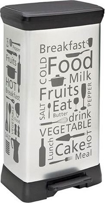 Picture of Kosz na mieci Curver na peda 50L szary (CEN-45916)