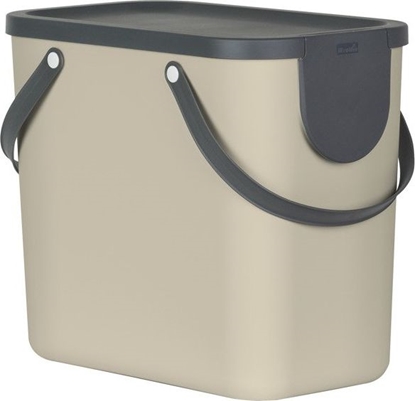 Picture of Kosz na mieci Rotho do segregacji uchylny 25L beowy (1024907422)