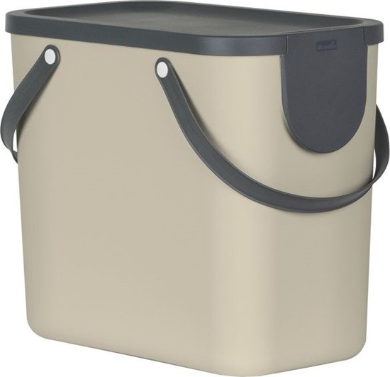 Picture of Kosz na mieci Rotho do segregacji uchylny 25L beowy (1024907422)