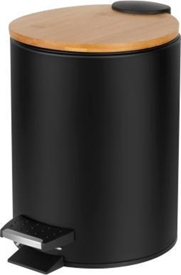 Picture of Kosz na mieci Teesa na peda czarny (TSA0402)