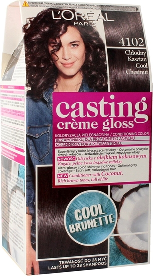 Picture of L’Oreal Paris Casting Creme Gloss farba 4102 chłodny kasztan
