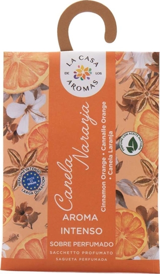 Picture of La Casa de los Aromas La Casa de los Aromas Aroma Intenso saszetka zapachowa Cynamon i Pomaracza 100ml