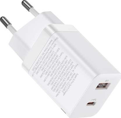 Picture of adowarka Baseus Super Si Pro 1x USB-A 1x USB-C 3 A (BSU2902WHT)