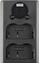 Picture of adowarka do aparatu Newell adowarka dwukanaowa Newell DL-USB-C do akumulatorów EN-EL3e