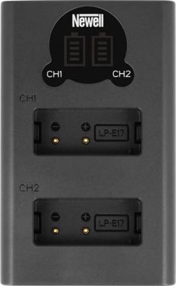 Picture of adowarka do aparatu Newell adowarka dwukanaowa Newell DL-USB-C do akumulatorów LP-E17