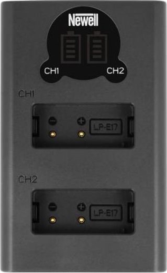 Picture of adowarka do aparatu Newell adowarka dwukanaowa Newell DL-USB-C do akumulatorów LP-E17