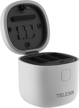 Attēls no Telesin 3-slot waterproof charger Allin box Telesin for GoPro Hero 12 / Hero 11 / Hero 10 / Hero 9