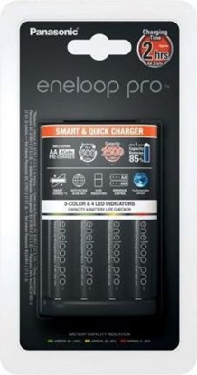 Picture of Panasonic Eneloop Pro BQ-CC55 Batteries Charger + 4 pcs R6/AA 2450 mAh