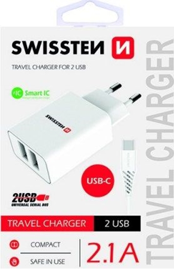 Picture of adowarka Swissten 2x USB-A 2.1 A (22053000)