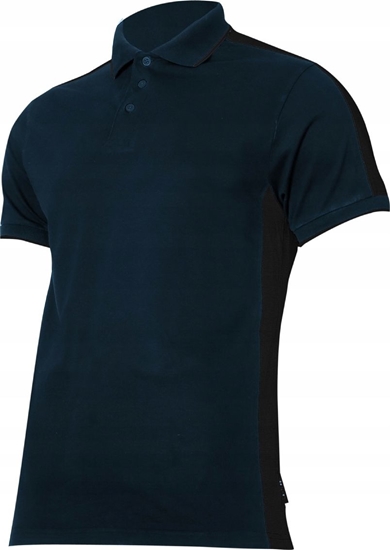 Picture of Lahti Pro Koszulka mska Polo 190g/m2 Granatowo-czarna r. 3XL