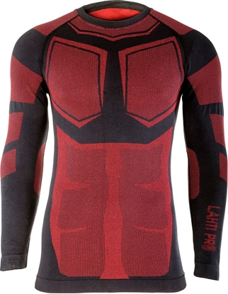 Picture of Lahti Pro KOSZULKA TERMOAKTYWNA CZARNO-CZERWONA, "2XL/3XL", CE, LAHTI
