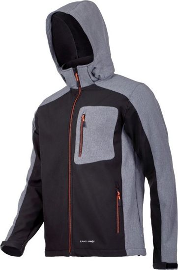 Picture of Lahti Pro Kurtka softshell z kapturem czarno-szara rozmiar S (L4091601)