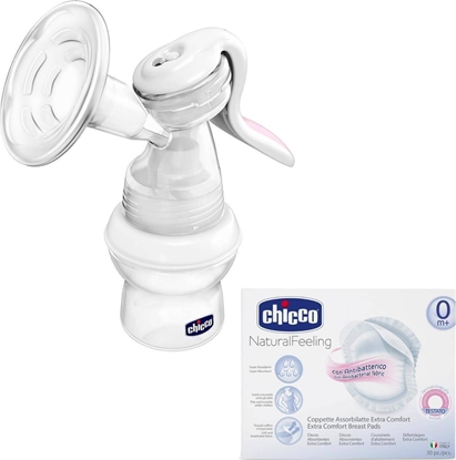 Attēls no Chicco NaturalFeeling + Wkadki Laktacyjne 60szt