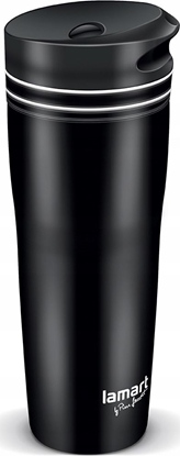 Picture of Lamart Kubek termiczny 360ml czarny/biay Manq (LT4049)