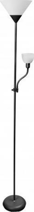 Picture of Lampa podogowa GTV Lampa podogowa stojca Benfica 60W E27+E14 czarna