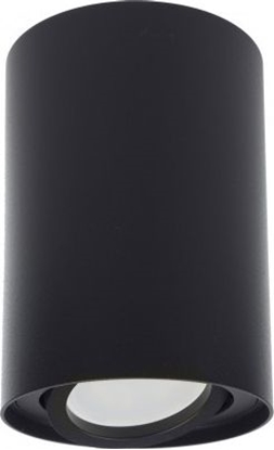 Изображение Lampa sufitowa Maclean Punktowa oprawa natynkowa halogenowa GU10 MCE422 B, kolor czarny, 80x115mm, okrga, aluminiowa