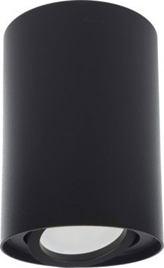 Изображение Lampa sufitowa Maclean Punktowa oprawa natynkowa halogenowa GU10 MCE422 B, kolor czarny, 80x115mm, okrga, aluminiowa