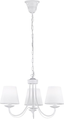 Изображение Lampa wiszca Trio Lampa sufitowa biaa do salonu Trio CORTEZ 110600331