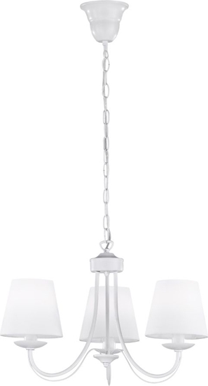 Изображение Lampa wiszca Trio Lampa sufitowa biaa do salonu Trio CORTEZ 110600331