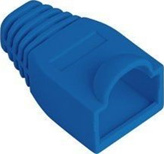 Изображение Lanberg LANBERG Osonka na wtyk RJ45 niebieska 100 sztuk