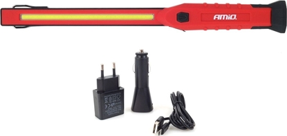 Изображение Latarka AMiO Latarka inspekcyjna z wbudowanym akumulatorem wt01