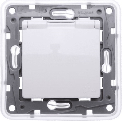 Изображение Legrand gniazdo hermetyczne Niloe IP44 z przesonami biae (764537)