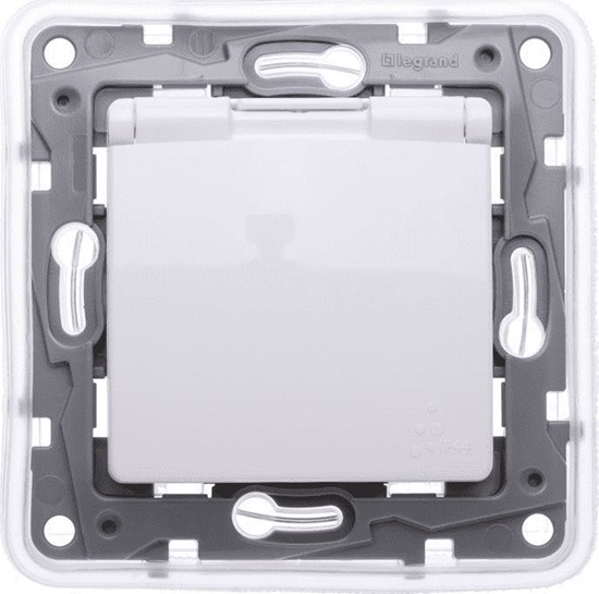Picture of Legrand gniazdo hermetyczne Niloe IP44 z przesonami biae (764537)