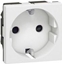 Изображение Legrand Gniazdo pojedyncze Mosaic uziemienie Schuko 16A 250V biay (077213)