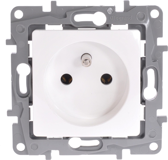 Picture of Legrand Gniazdo pojedyncze Niole 2P+Z biae (764540)