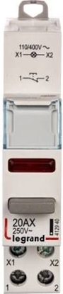 Picture of Legrand Przycisk moduowy 20A 1R z lampk LED 110/400V czerwon LP472 (412940)