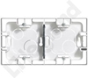 Picture of Legrand Puszka osprzt natynkowe 4 x 4mm2 159.5mm 88.5 x 40mm IP44 biay podwójna biaa (664799)