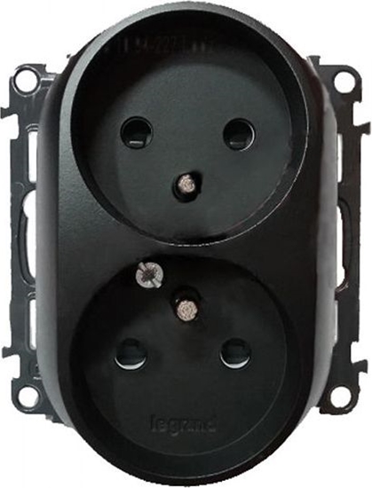 Picture of Legrand VALENA ALLURE Plakietka gniazda podwójnego 2x2p+z (753998)