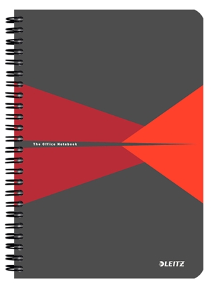 Attēls no Leitz 44580025 writing notebook A5 90 sheets Grey, Red