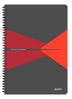 Picture of Leitz 44950025 writing notebook A4 90 sheets Grey, Red