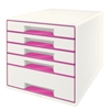 Picture of Leitz 52142023 file storage box Polystyrene Pink, White