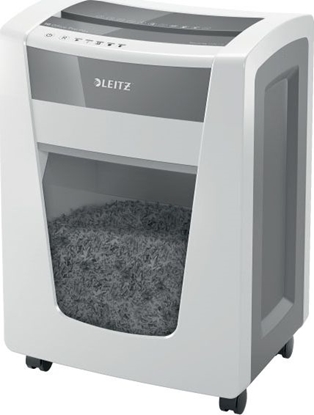Picture of Leitz IQ Slim Office P-4 paper shredder Cross shredding 22 cm White