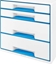 Изображение Leitz WOW Cube file storage box Polystyrol Blue, White