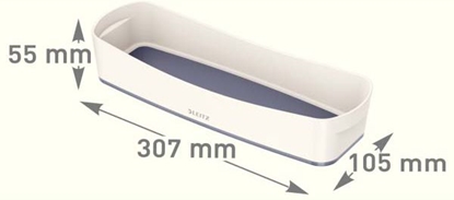 Picture of Leitz MyBox Storage tray Rectangular ABS synthetics Grey, White