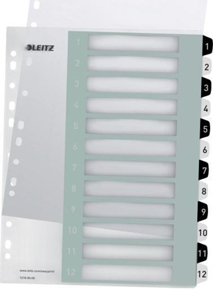 Attēls no Leitz Przekadki plastikowe do nadruku tekstu na kart, Leitz WOW, 112, biao-czarne 12160000