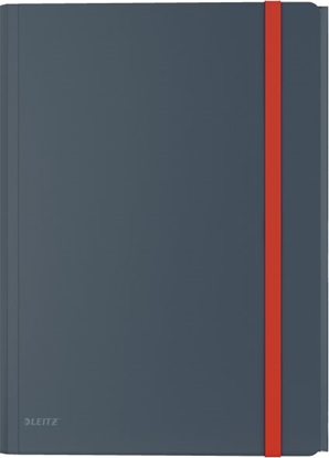 Attēls no Leitz Teczka z gumk i kieszonk Leitz Cosy, PP, szara 46190089