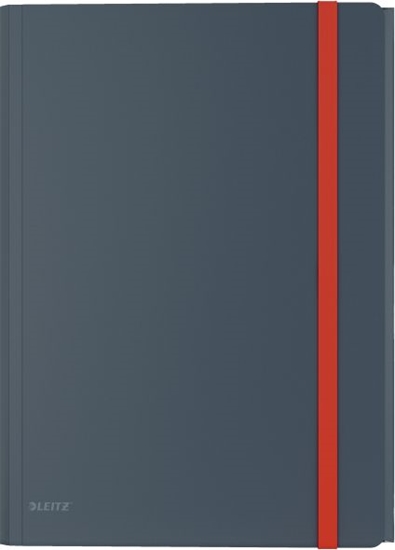 Picture of Leitz Teczka z gumk i kieszonk Leitz Cosy, PP, szara 46190089