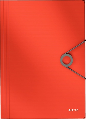 Attēls no Leitz TECZKA Z GUMK LEITZ SOLID A4 PP CZERWONA (45631020)