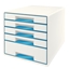 Изображение Leitz Wow Cube file storage box Rubber Blue, White
