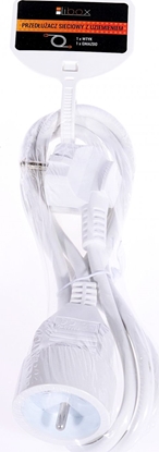 Изображение Libox przeduacz sieciowy wtyk - gniazdo 1,5m (LB0165-1,5)