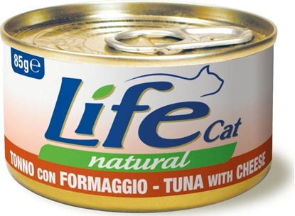 Attēls no Life Pet Care LIFE CAT pusz.85g TUNA + CHEEZE /24