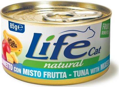 Picture of Life Pet Care LIFE CAT pusz.85g TUNA + MIXED FRUIT /24
