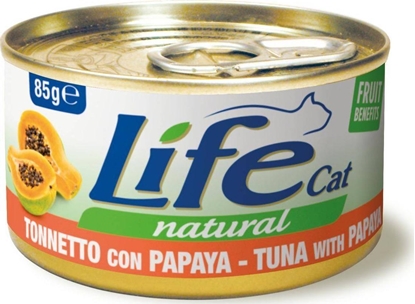 Picture of Life Pet Care LIFE CAT puszka 85g TUNA + PAPAYA